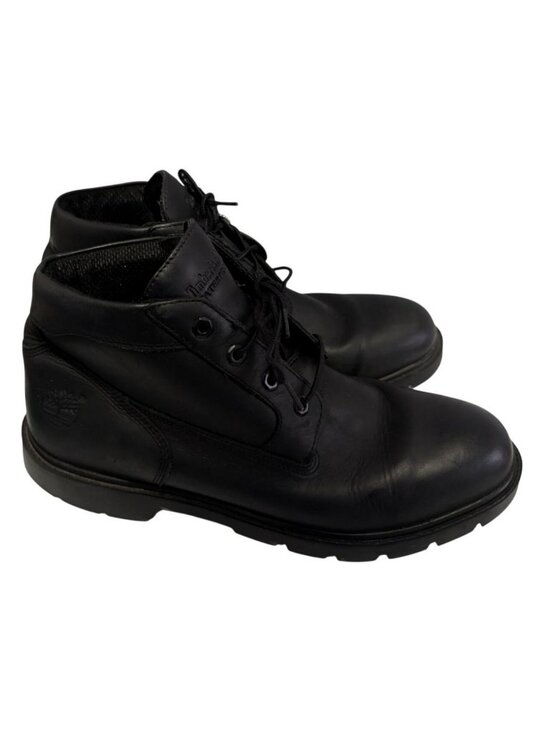Timberland Mens 11.5 Black Leather Waterproof Chukka Boots Gorpcore Workwear main image 5